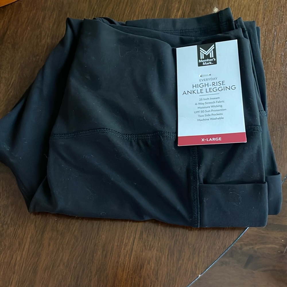 NWT Member's Mark Ladies High Rise Ankle Legging Size XL